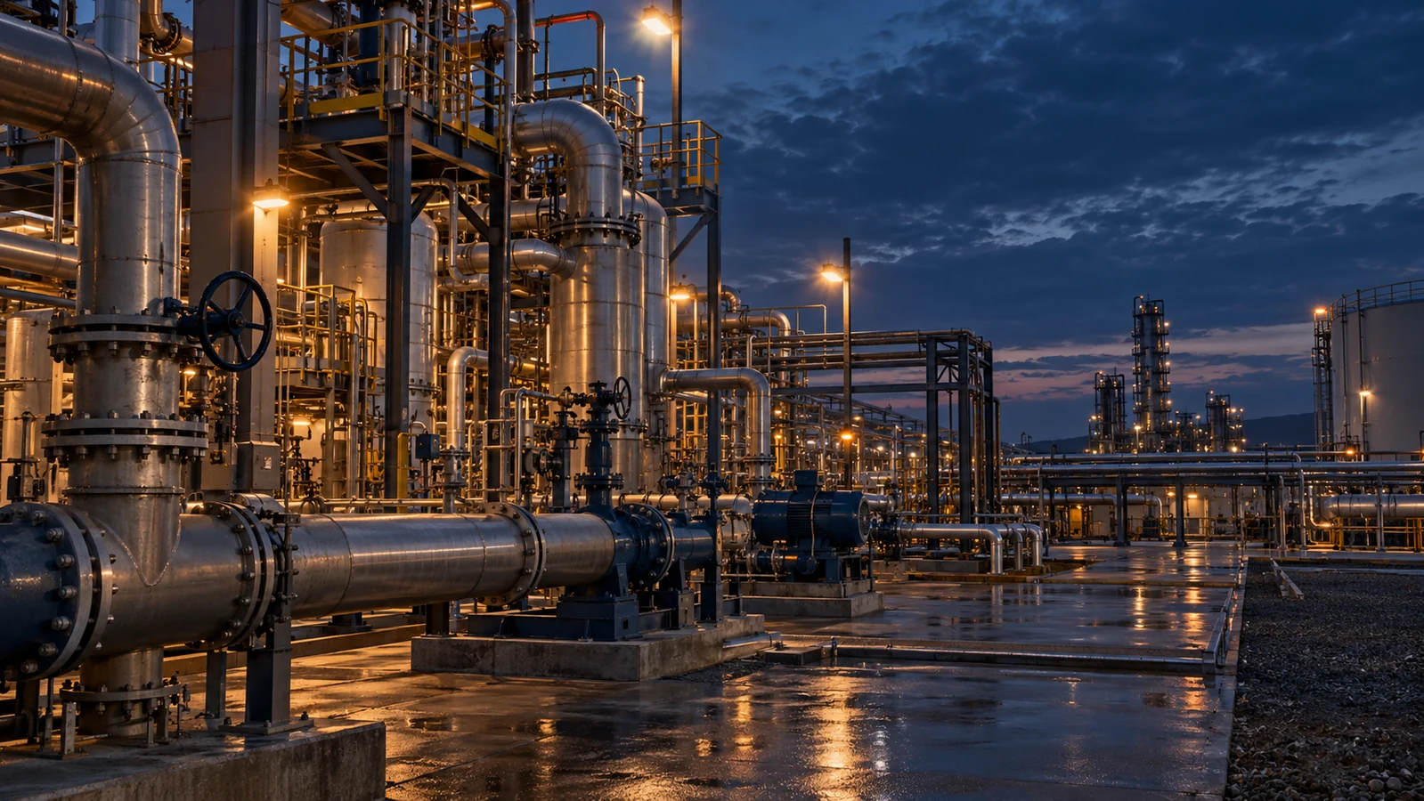 Engineering review of industrial equipment and process interfaces — conceptual illustration